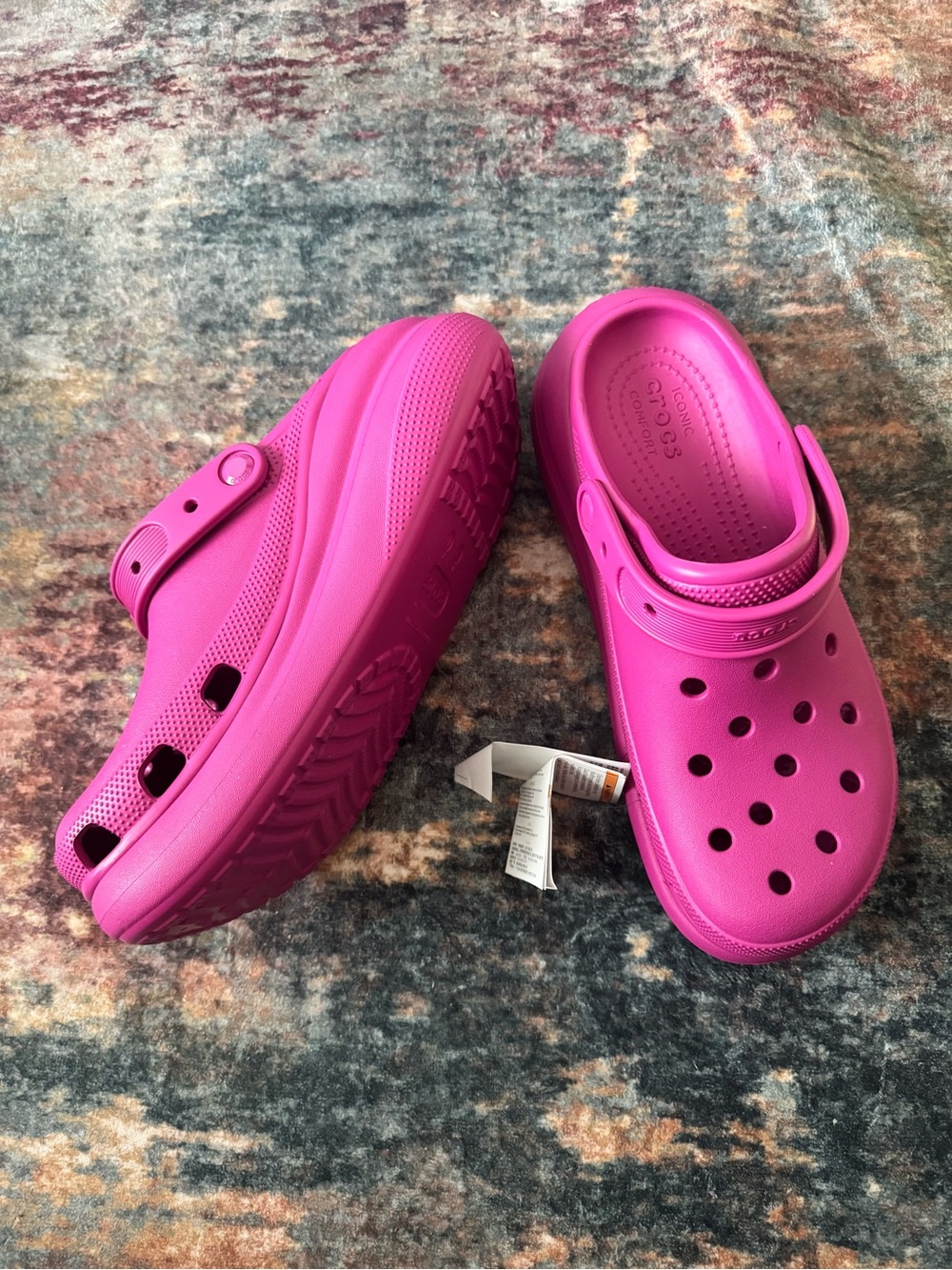Classic Foam Mules in Bright Pink - Lightweight Slip-On Clogs
